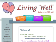 Tablet Screenshot of livingwellnc.com